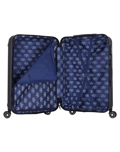 Valigia Java Medium Stay con 4 ruote doppie 65 cm nera