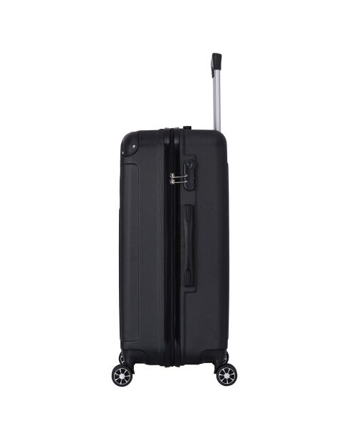 Valise Moyen Séjour 4 roues doubles Java 65 cm noire
