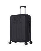 Valise Moyen Séjour 4 roues doubles Java 65 cm noire