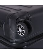 3 maletas dobles Java de 55/65/75 cm negras con 4 ruedas