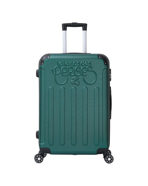 3 valigie Java 4 a doppia ruota 55/65/75 cm verde kaki