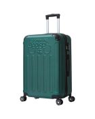 2 valigie Java 4 a doppia ruota 55/75 cm verde kaki