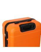 2 Lyra 55/75 cm orangefarbene 4-Rad-Doppelkoffer