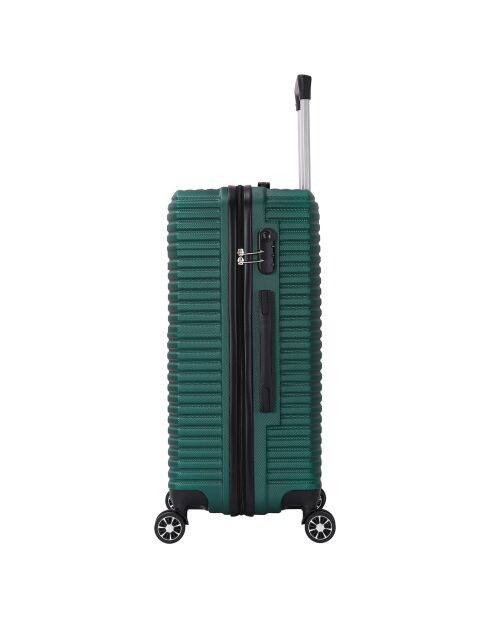 Valise Cabine 4 roues doubles Vera 55 cm vert kaki