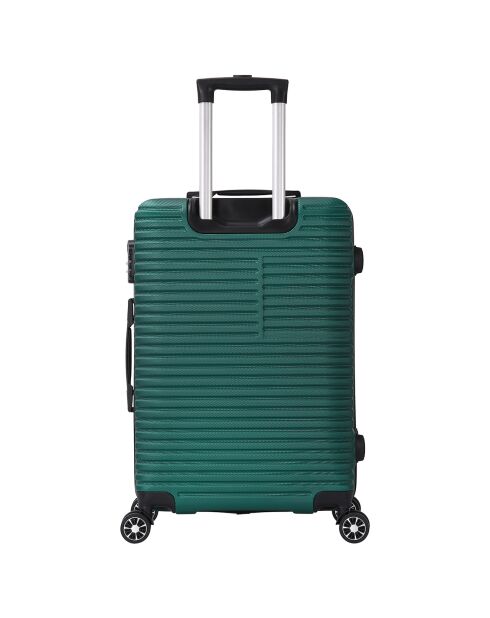 Valise Cabine 4 roues doubles Vera 55 cm vert kaki