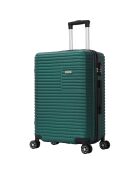 Valise Cabine 4 roues doubles Vera 55 cm vert kaki