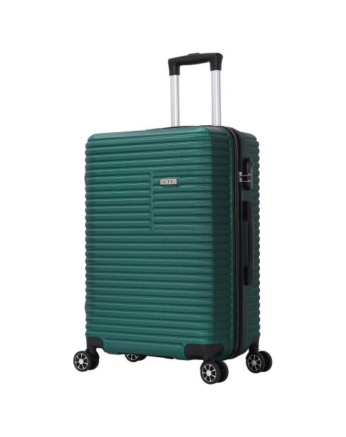 Valise Cabine 4 roues doubles Vera 55 cm vert kaki