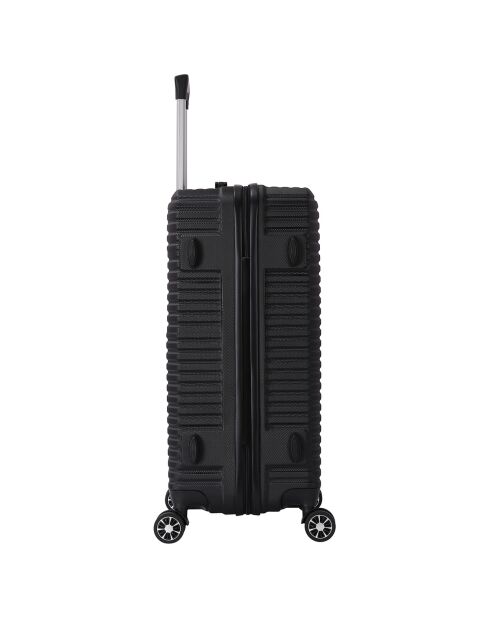 Valise Moyen Séjour 4 roues doubles Vera 65 cm noire
