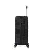 Valise Moyen Séjour 4 roues doubles Vera 65 cm noire