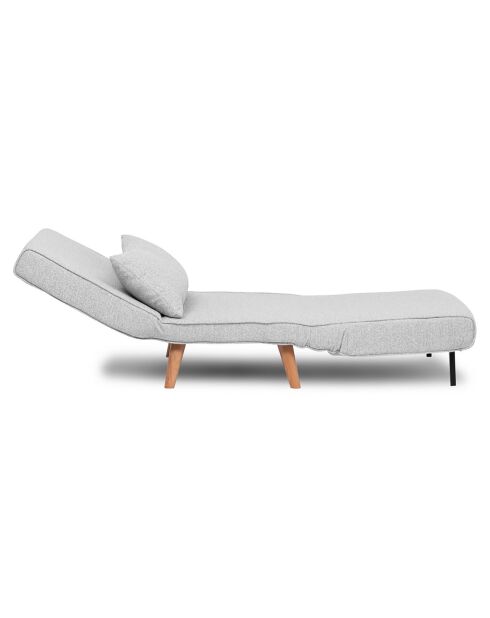 Fauteuil convertible Folde gris - 80x79x80 cm