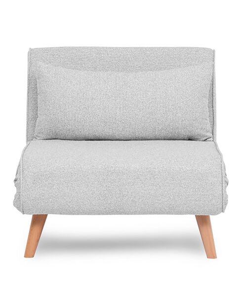 Fauteuil convertible Folde gris - 80x79x80 cm