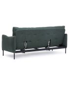 Canapé 3 places convertible Renge vert - 200x43x92 cm