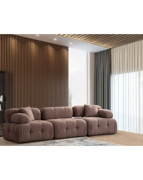 Canapé 3 places Doblo cappuccino - 315x105x80 cm