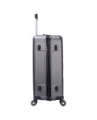 Valise Cabine 4 roues doubles Corsa 55 cm gris foncé