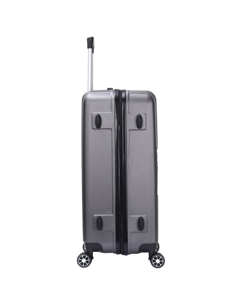 Valise Cabine 4 roues doubles Corsa 55 cm gris foncé