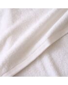 Drap de bain Elisa blanc- 100x150 cm