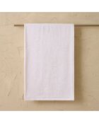 Drap de bain Elisa blanc- 100x150 cm
