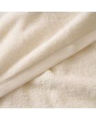 Drap de bain Elisa ivoire- 100x150 cm