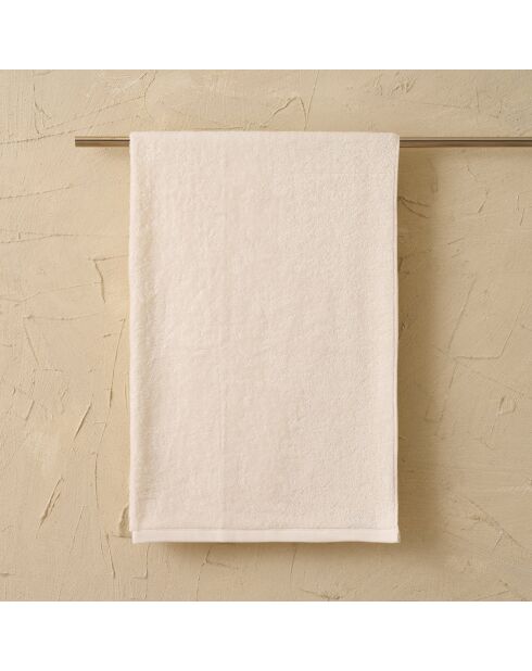 Drap de bain Elisa ivoire- 100x150 cm