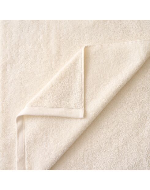 Drap de bain Elisa ivoire- 100x150 cm