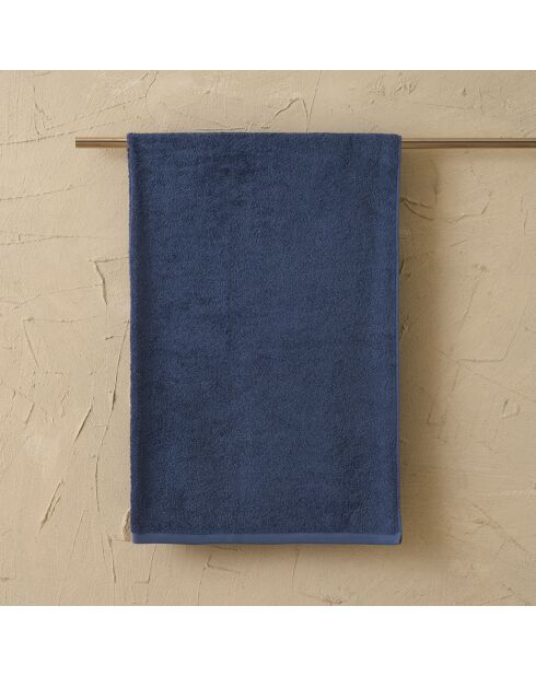 Drap de bain Elisa bleu- 100x150 cm