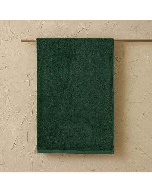 Drap de bain Elisa vert- 100x150 cm