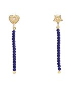 Boucles d'oreilles en Argent doré