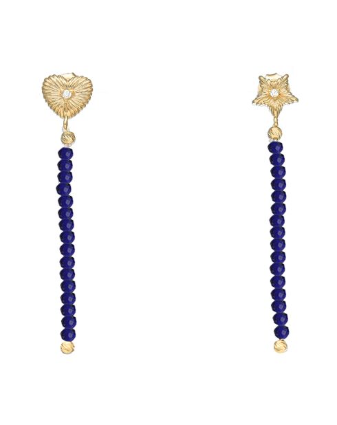 Boucles d'oreilles en Argent doré