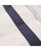 Sharon dekbedovertrekset van blauw katoen en satijn