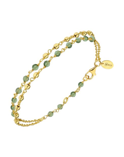 Bracelet en Argent doré & Aventurine