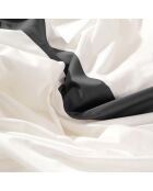 Bettbezug-Set Sharon aus Baumwolle und Satin, grau