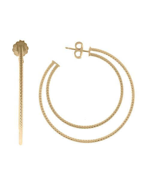 Boucles d'oreilles en Argent doré
