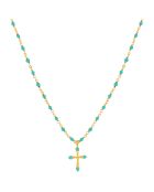 Collier en Argent doré & Turquoise