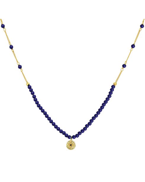 Collier en Argent doré & Lapis