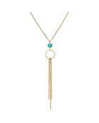 Collier en Argent doré & Turqoise
