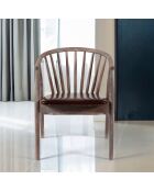 Chaise Albero49 antique/marron - 55x77x47 cm