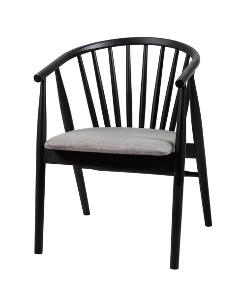 Chaise Albero51 noir/beige - 55x77x47 cm