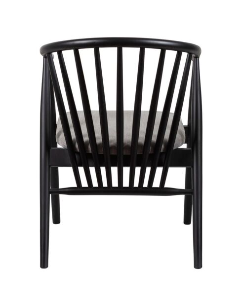 Chaise Albero51 noir/beige - 55x77x47 cm