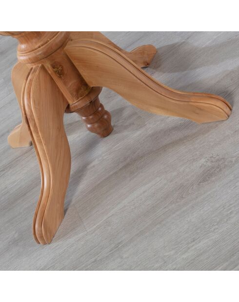 Eettafel + 4 stoelen Alberto 139 naturel