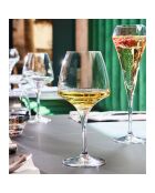 6 Verres à pied Open Up transparents - 32cl