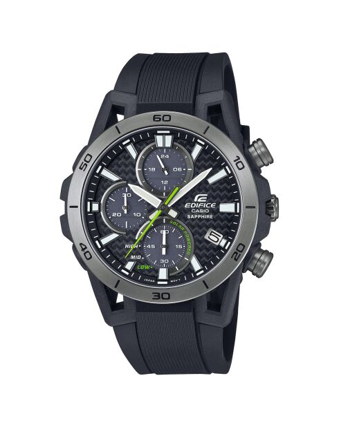 Montre Homme Edifice en Résine noire