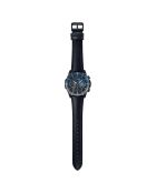 Montre Homme Edifice en Cuir noire