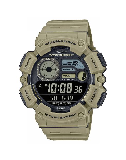 Montre Homme Casio Timeless en Résine beige
