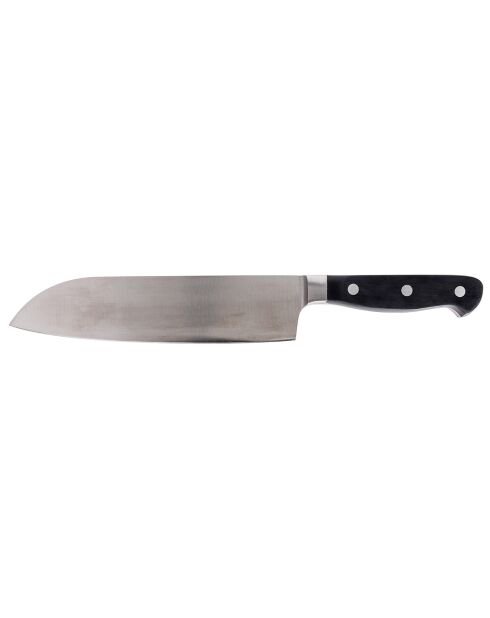 Delish Chef zwart Santoku-mes