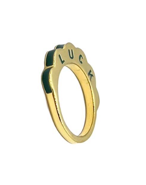 Bague Luck en plaqué Or Petit Modèle sapin
