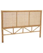 Tête de lit rectangle rotin kally miel - 160x4x110 cm