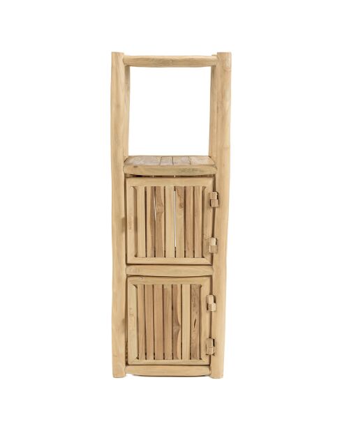 Mensola per rami in teak naturale - 40x36x115 cm