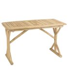 Bureau en branches de teck naturel will naturel - 120x62x75 cm