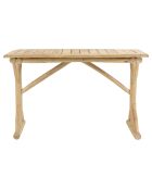 Bureau en branches de teck naturel will naturel - 120x62x75 cm