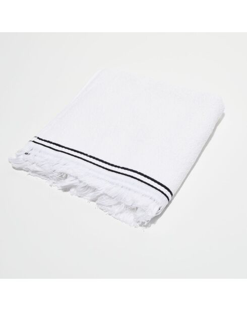 Serviette de toilette en Coton & Lin Cupabia blanche